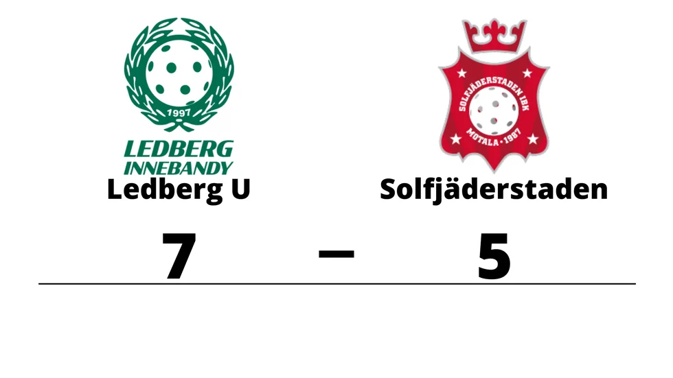 Ledbergs IF U-lag vann mot Solfjäderstaden IBK U-lag