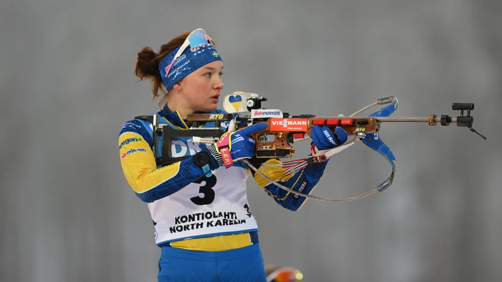 Linn Persson gjorde en strålande världscupsprint i Kontiolax på lördagen. Arkivbild.