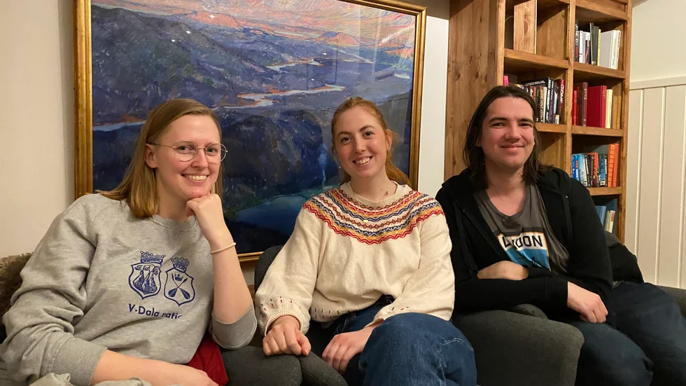 Studenterna Disa Carlsson, Elsa Lindqvist & Jostein Førland tycker att frågan om lärarledd undervisning är mer komplex än bara antalet timmar som erbjuds.