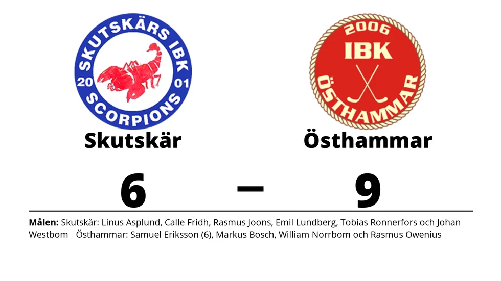 Skutskärs IBK förlorade mot IBK Östhammar