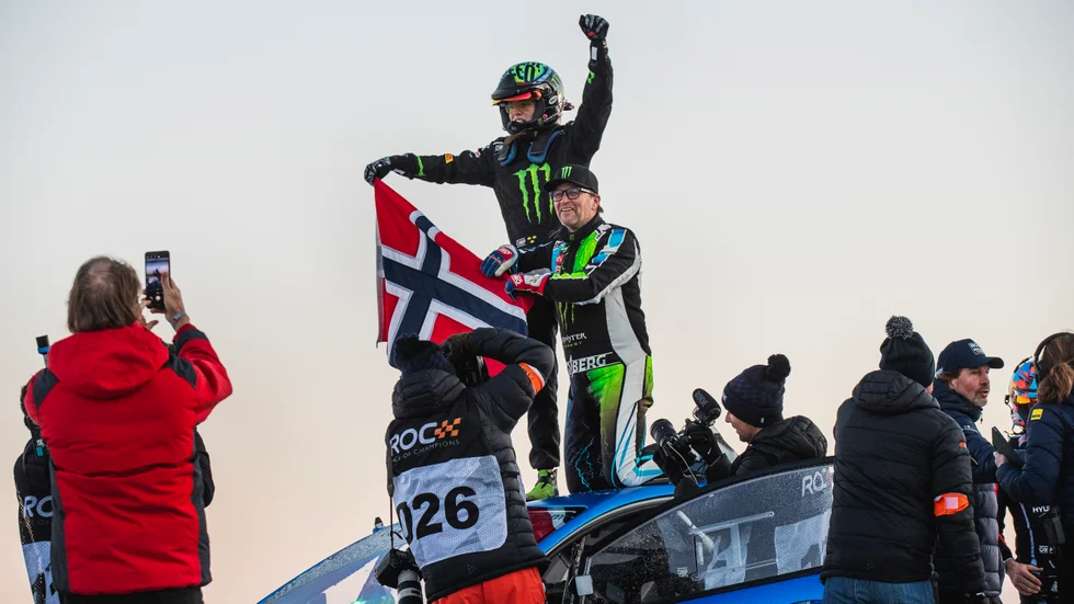 Race of champions, Oliver Solberg och Petter Solberg.