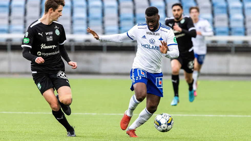 Maic Sema får chansen från start i träningsmatchen mot AIK.