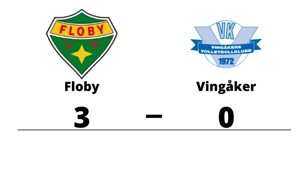 Floby VBK vann mot Vingåker