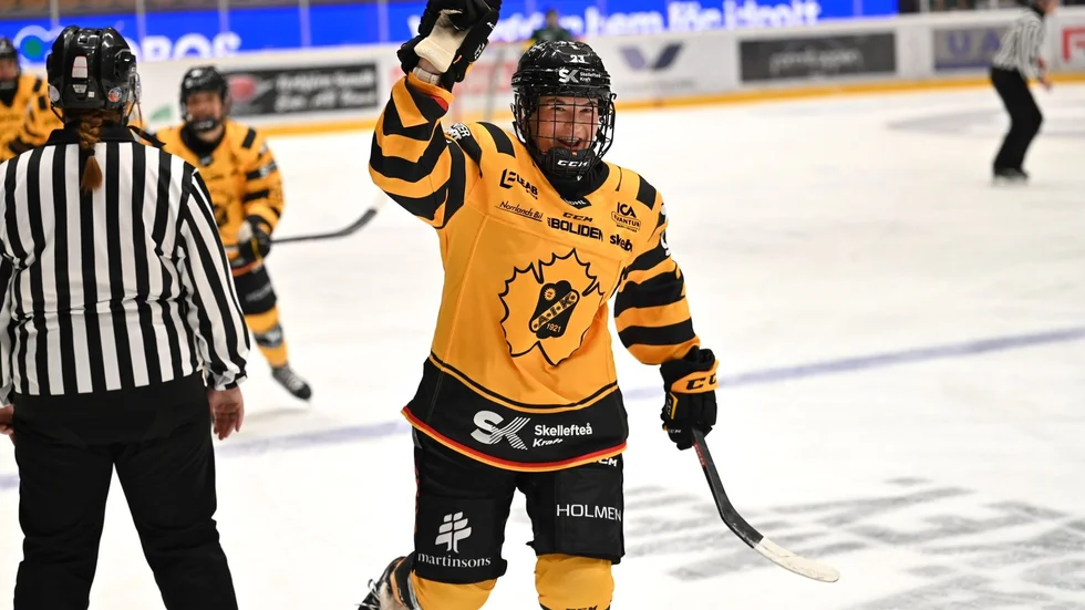 ”Jag var väldigt förvånad att den gick in”, säger Clara Markeby efter matchen.