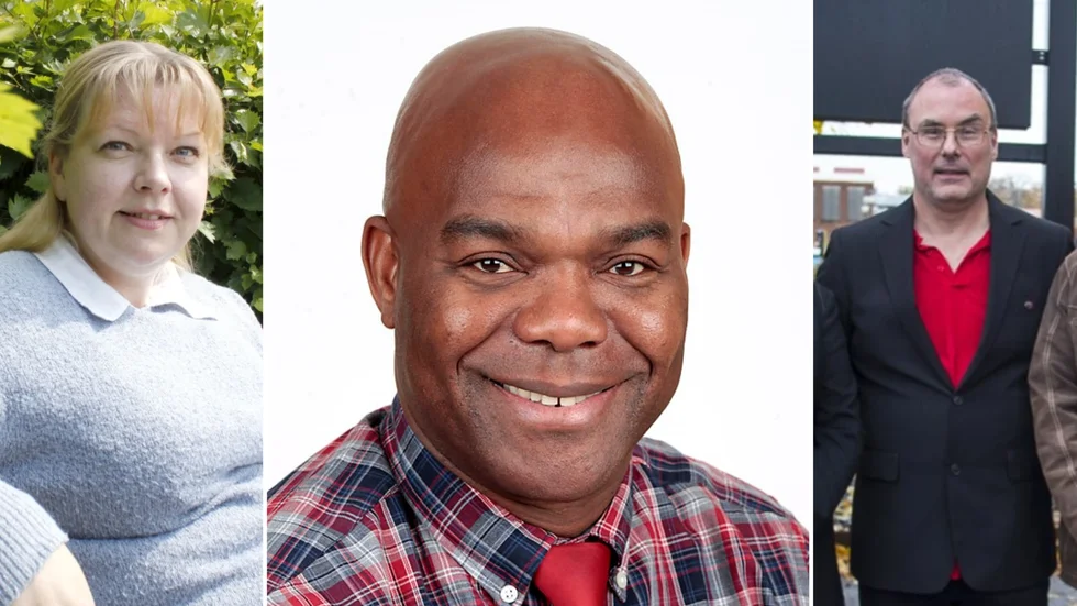 Daniel Danons (S) namn saknas helt på Socialdemokraternas nomineringslista till styrelser och nämnder. På bild från vänster Ann-Charlotte Munter, gruppledare S, Daniel Danon S, Jörgen Isaksson, partiordförande S.