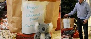 Föreningen Rotary vill skänka julklappar till ukrainska barn i Skellefteå – en julklappssäck till barnen finns på Scandic: ”De får julklapparna på julafton”