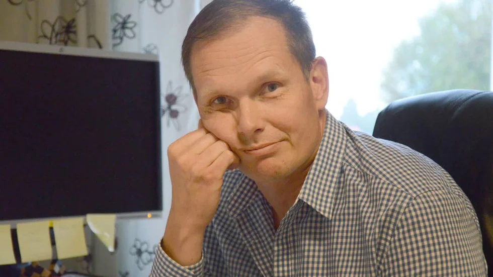 ALLVARLIG sits. Polisfackets Johan Claésson är bekymrad över polisernas situation i östra Norrbottens län.
