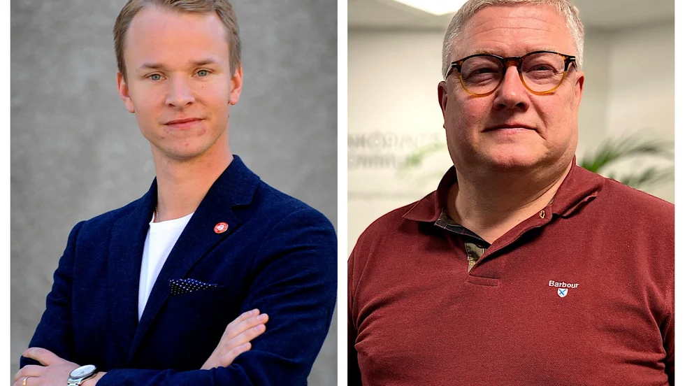 Jesper Englundh (S) är orolig för att Enköpings kommun måste göra kraftiga besparingar de kommande åren för att klara överskottsmålet på 3,5 procent. Peter Book (M) menar att den långsiktiga planen är en ledstjärna.