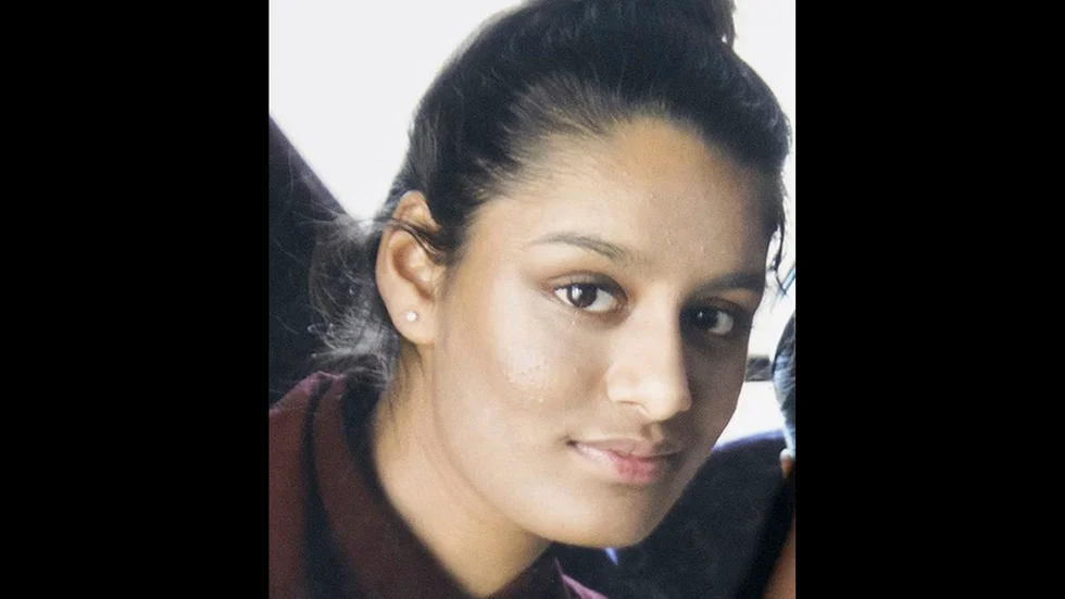 Shamima Begum på ett odaterat foto.