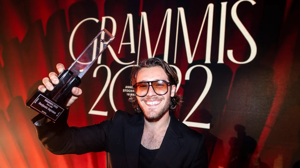 Benjamin Ingrosso vann pris som årets artist på Grammisgalan 2022.