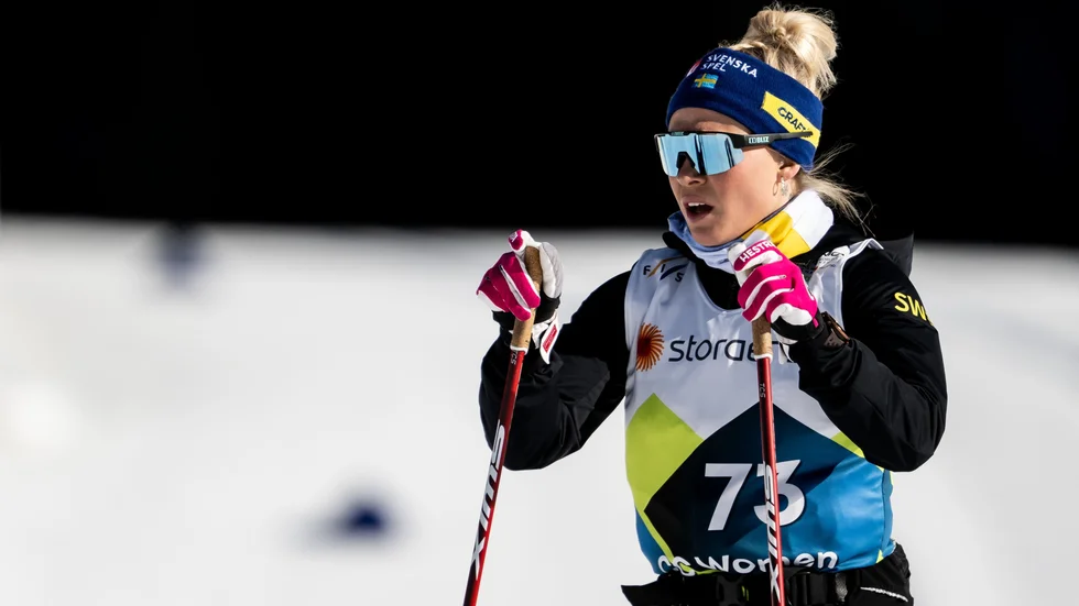 Jonna Sundling kommer sannolikt avstå skiathlonen under VM. (Arkivbild)