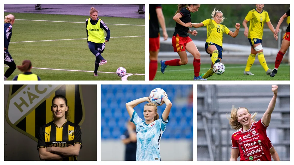 Nicole Robertson, Felicia Saving, Clarissa Larisey, Thea Sörbo och Hlin Eiriksdottir är några av de hetaste värvningarna bland de allsvenska klubbarna så här långt.