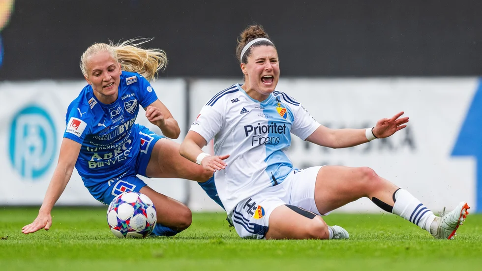 Eskilstuna United har gjort klart med ännu en allsvensk spelare. Astrid Larsson (till vänster) får Tunavallen som hemmaplan den här säsongen.