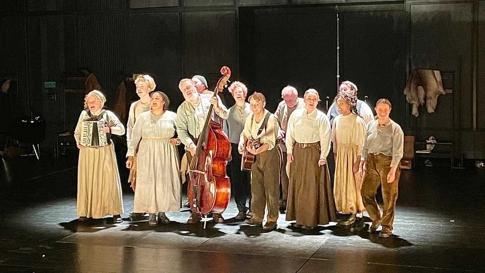 Efterlängtad nypremiär av ”Musikanternas uttåg”. 