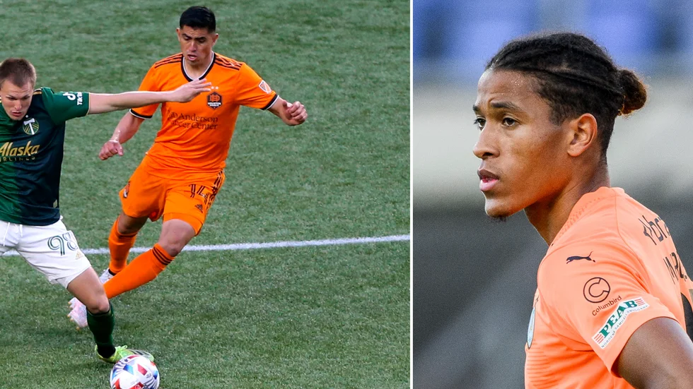 AFC Eskilstuna fortsätter att förstärka truppen och gjorde under måndagen klart med sitt tionde nyförvärv, Marcelo Palomino (till vänster). Däremot ser de ut att tappa mittbacken Mikael Marques.