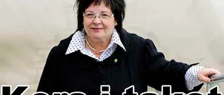 Kors i taket – hon kom in