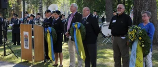 Här hedrar F 21 veteraner och stupade