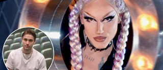 Ebbe, 30, gör succé som dragstjärnan Misty Bubble