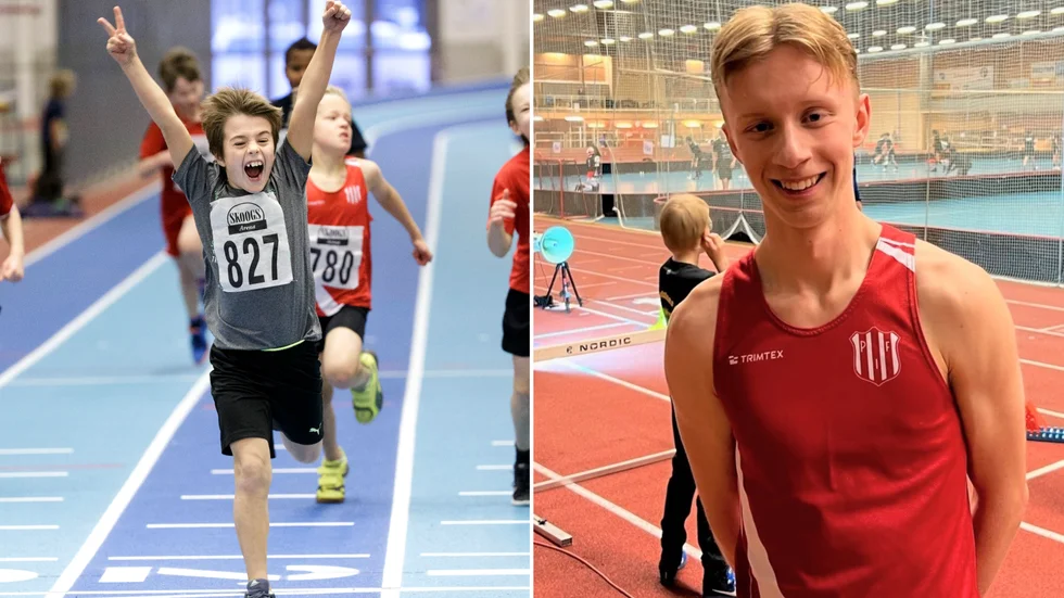 Det blir friidrott för hela slanten i Pite Energi Arena i helgen. Felix Ridderstråle (till höger) kommer hem för att jaga nya tider och höjder.
