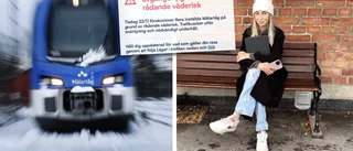 Nu har tågen börjar rulla – men fortfarande inställda avgångar ✓Pendlaren Ofelia: "Har vänt hem fem gånger..."