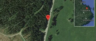 Stopp på väg 288 på grund av en singelolycka