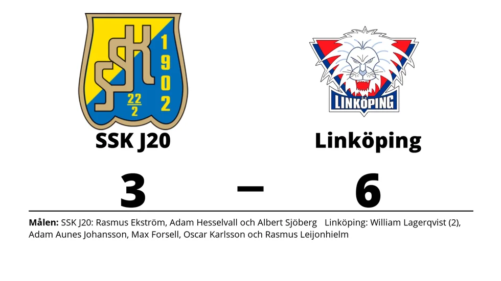 Södertälje SK förlorade mot Linköping HC