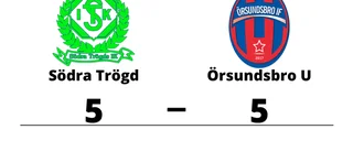 Oavgjort för Södra Trögd hemma mot Örsundsbro U