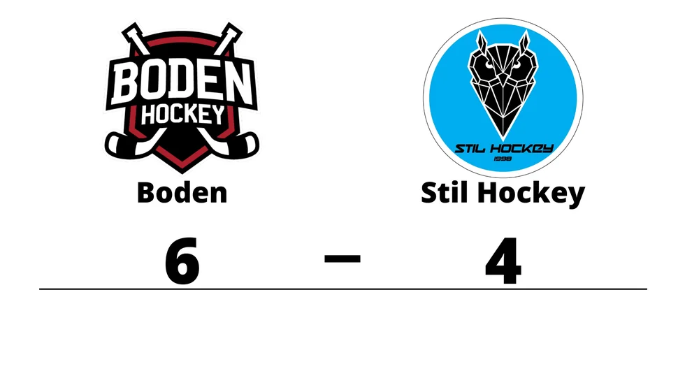 IF Boden vann mot Stil Hockey