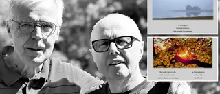 Lars och Helmuth föll för fotopoesin: "Skapar eftertanke" • Kompisprojektet "Reflektioner" trycks i veckan 