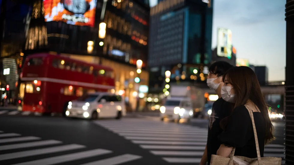 Den japanska ekonomin bromsar in och landets inflation ligger över centralbankens inflationsmål. Arkivbild