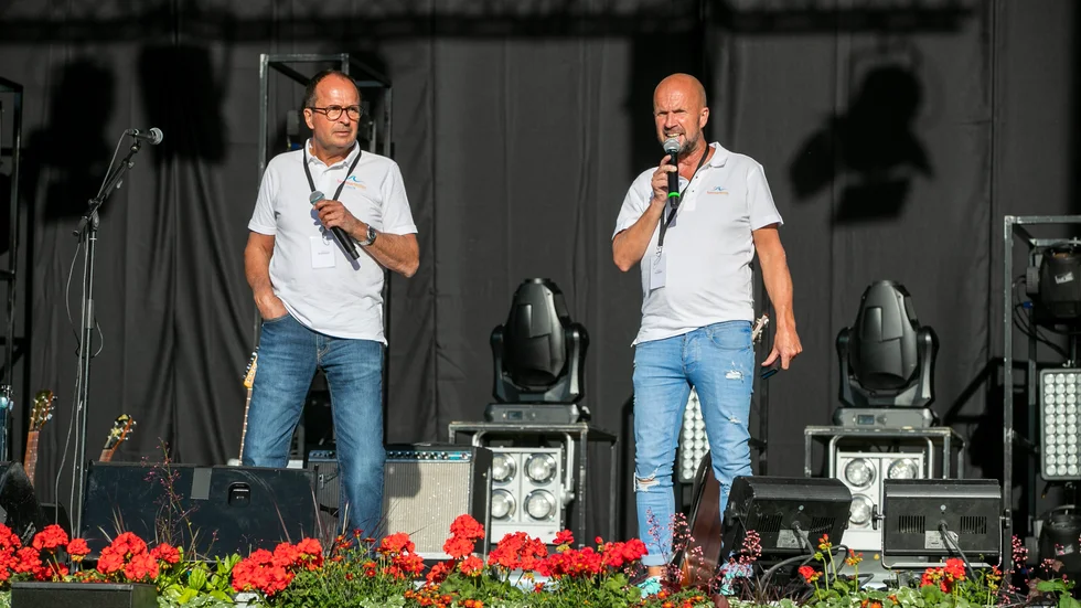 Karl-Göran Lindbäck och Reine Sundqvist tror att Sommarfesten är ett sätt att göra kommunen mer attraktiv.