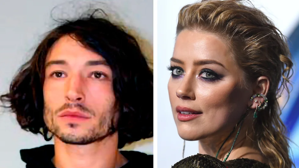 Skådespelarna Ezra Miller och Amber Heard har varit med om skandaler på varsitt håll nyligen och ingen av dem dök upp på Comic-con i San Diego, trots att båda har stora "blockbusters" på väg.