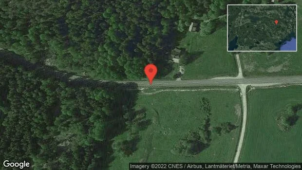 Fallna träd skapar problem i trafiken på väg 57