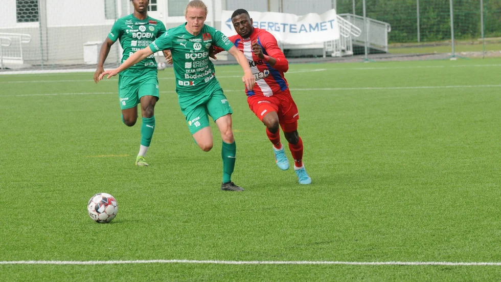 Erik Stenberg gjorde comeback mot Kiruna FF.