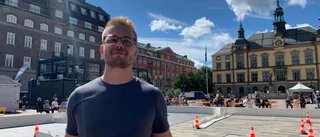 Här förvandlas Fristadstorget till en racingbana – bilarna kan köra i 40 km i timmen: "En sport för alla"