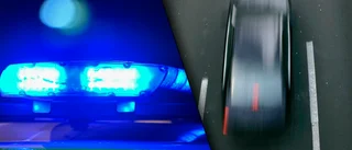 Polisjakt på E4 efter vansinnesfärd i 190 kilometer i timmen