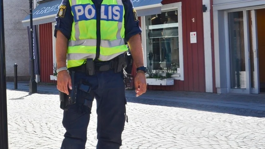 Petter Engström, områdespolis i Trosa.