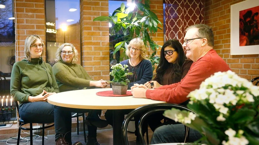 Under kursen Bechange har Anna Mejborn, Sara Heimdal, Lena Wistrand, Anna Maria Lindqvist Arrue och Johan Rudborg koldioxidbantat, men också fått nya miljöengagerade vänner.