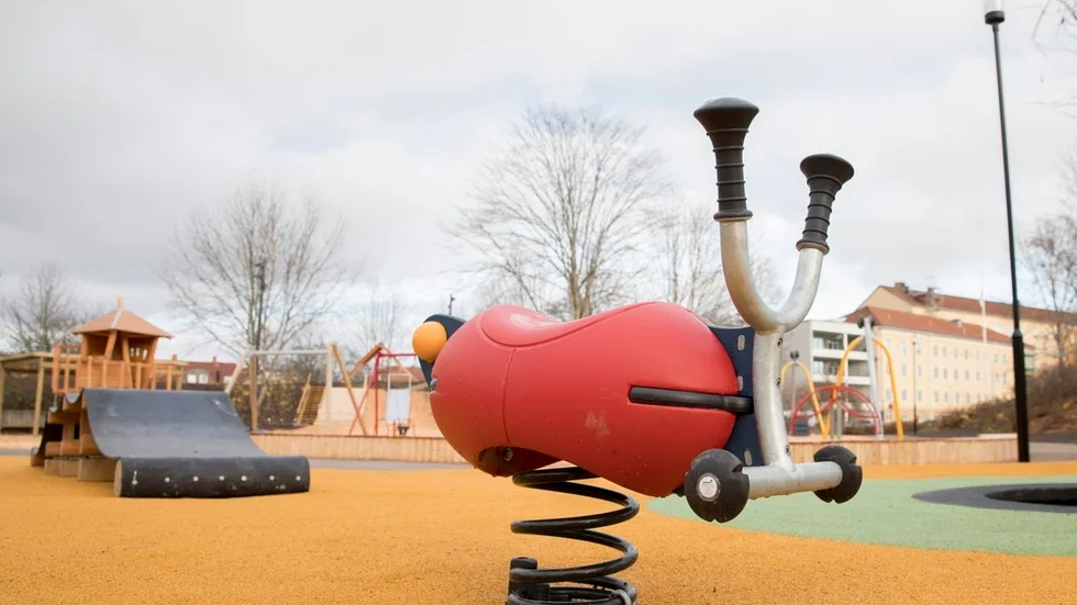 Den nya lekparken ska ge fler möjligheter till lek.