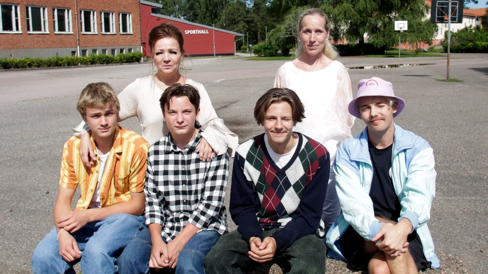Några av de som engagerat sig för att förverkliga bygget av skejtrampen är Carola Malmsten, Marina Karlsson, Erik Nilsson, Leon Flodin, Jacob Jansson och Mauritz Mangsbo.