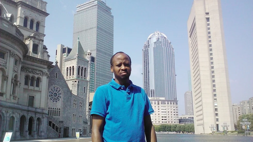 Abshir Osman har släkt i närheten av Boston.