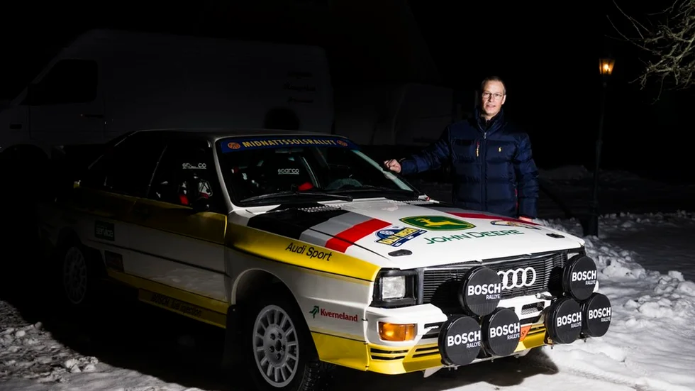 En hel del skruvande har det blivit under höst och vinter. Men nu är Audi Quattron redo för Svenska Rallyt.