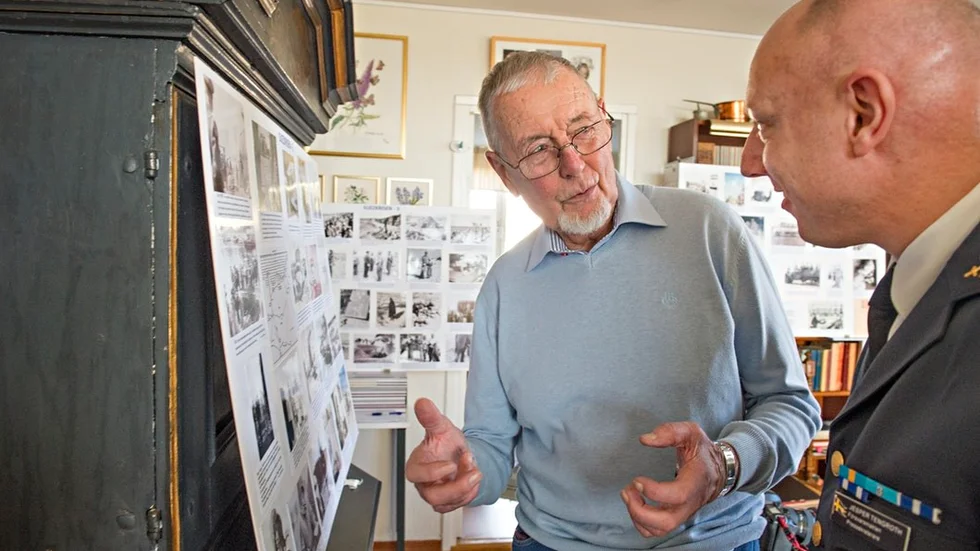 Insändarskribenten Olle Brennius (till vänster) anser att man kan lära mycket av Sveriges veteraner. Arkivfoto