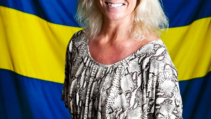 Gunilla Axén var tidigare landslagsspelare och har arbetat som utvecklingschef i SvFF. Nu är hon vd på Friskis och svettis i Eskilstuna