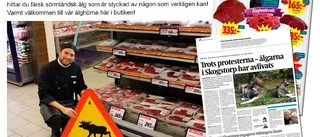 Älgkrock i annons från Ica Ekängen: "Tragikomiskt"