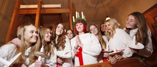 Stämningsfullt och vackert på årets luciafiranden