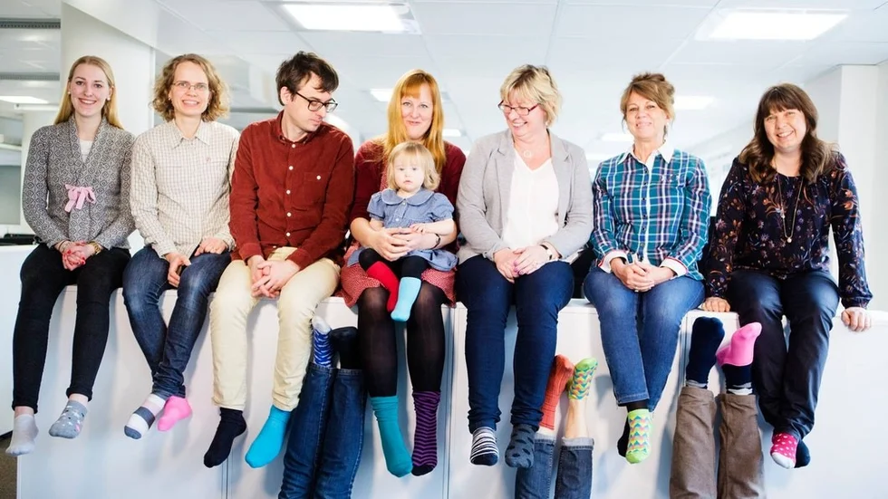 Katrineholms-Kuriren rockade sockorna även förra året.