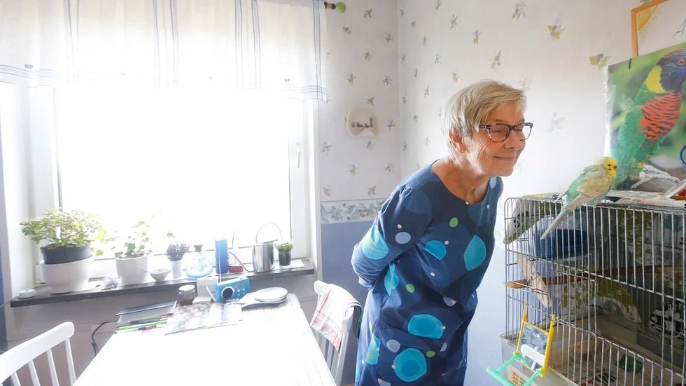 Kerstin Bergqvist är glad över att ha Pelly hemma igen.