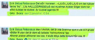 Facebookinlägg om gruppvåldtäkter var hets mot folkgrupp