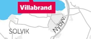 Villabrand i Mälarbaden